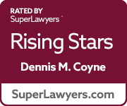 Super Lawyers Rising Stars badge(Dennis Coyne)